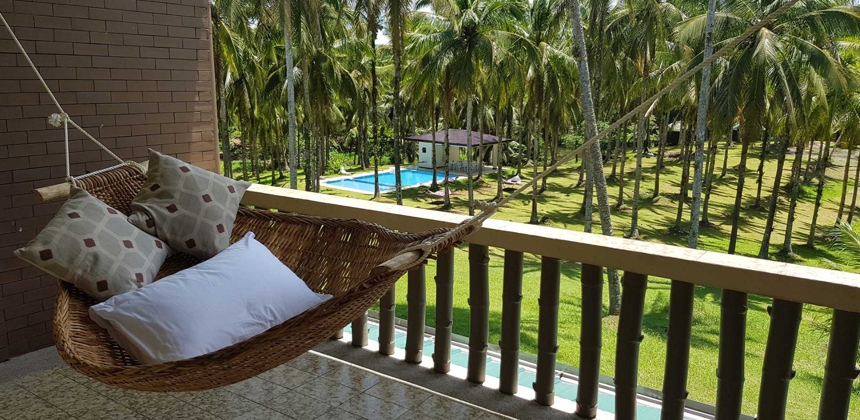 A hammock in Caliraya Ecoville Recreation Farm & Resort