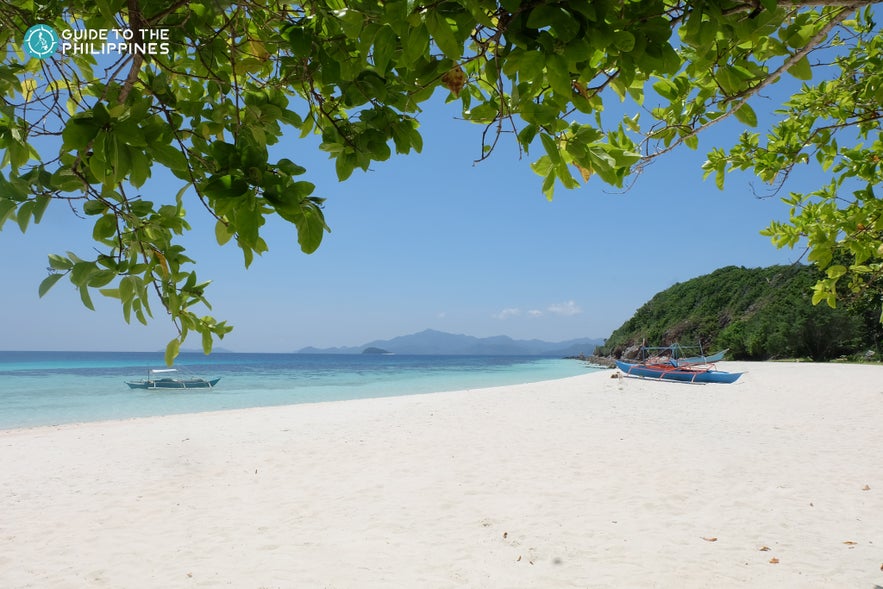 White sand beach on Samal Island White sand beach on Samal Island