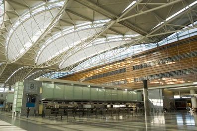 Inside the San Francisco Airport in California