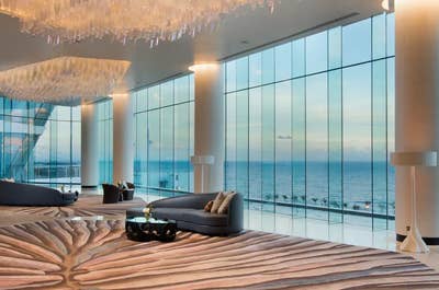 Main lobby of Conrad Hotel