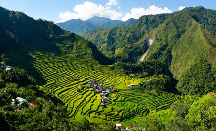 Scenic view of Batad Rice Terraces in Banaue