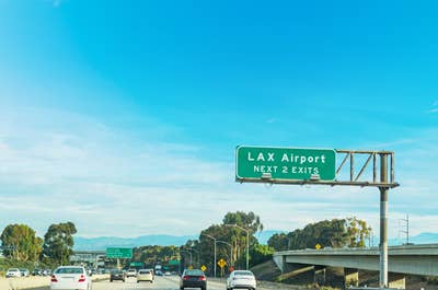 Leaving Los Angeles Airport via Philippine Airlines