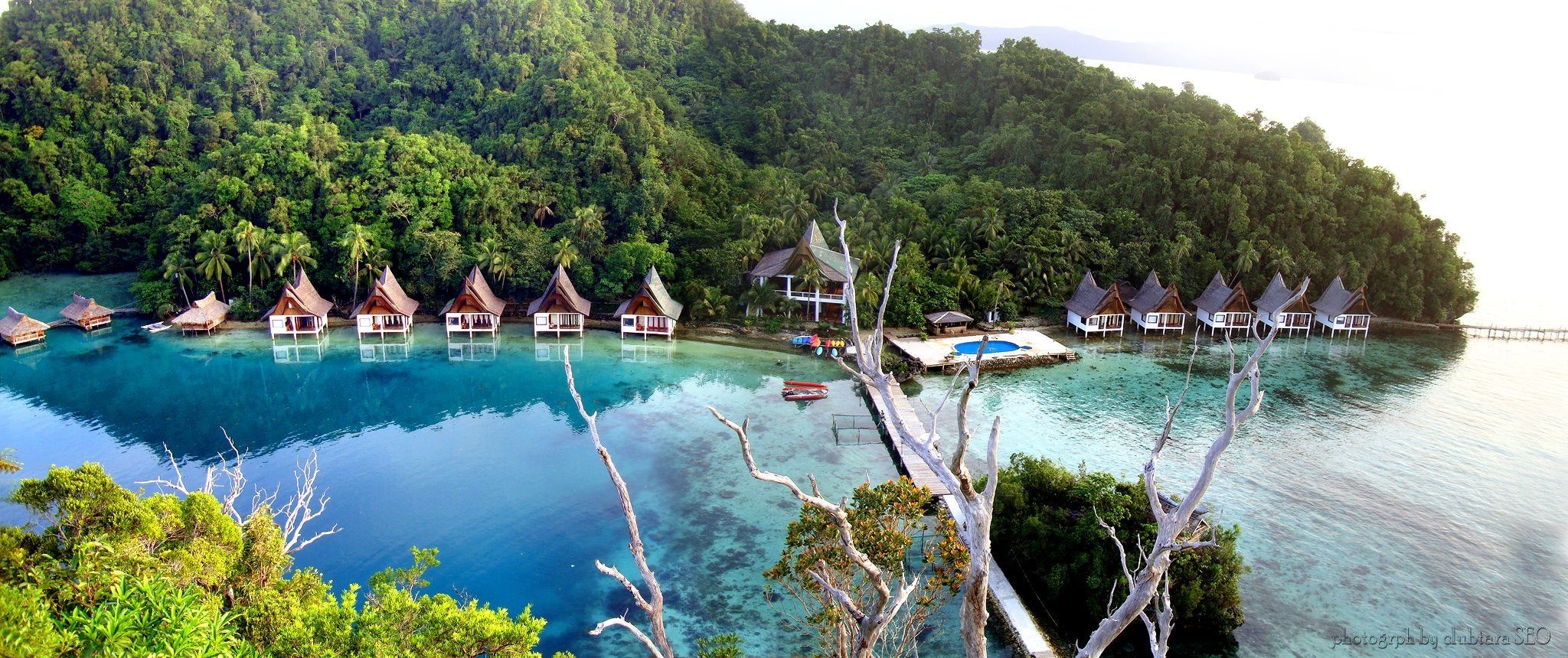 Aerial view of Club Tara Resort