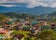 Aerial view of the houses in a village in Sagada