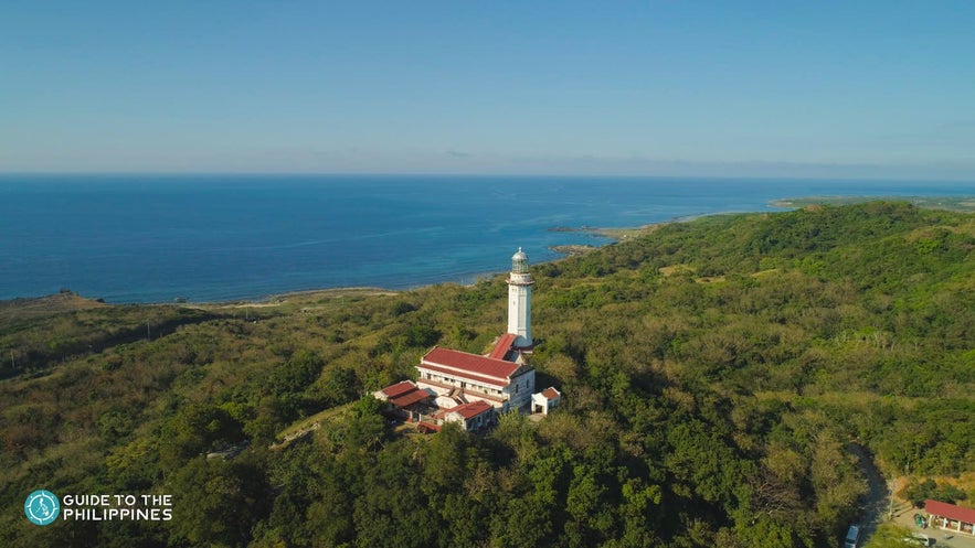 Cape Bojeador Lighthouse atop a hill in Ilocos Norte Cape Bojeador Lighthouse atop a hill in Ilocos Norte