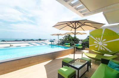 Rooftop pool at LIME Hotel Boracay
