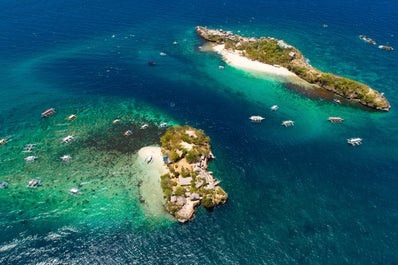 Optional tour of island hopping in Boracay Island