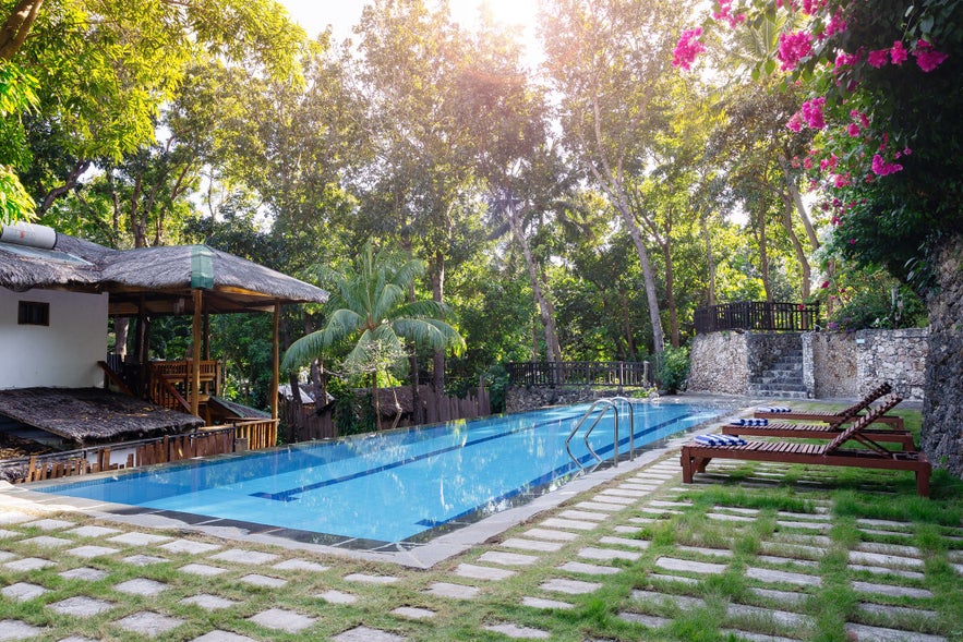 The Strand Boutique Resort's outdoor lap pool The Strand Boutique Resort's outdoor lap pool