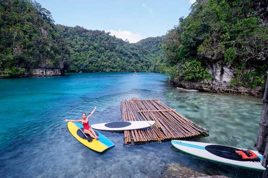 Private Tour to Siargao’s Sugba Lagoon, Kawhagan Island & Pamomoan Beach