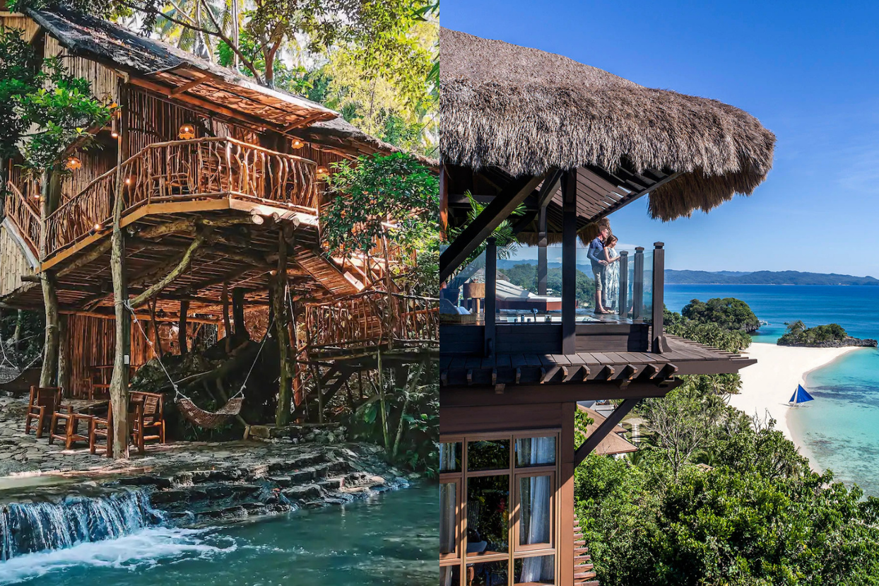 Treehouse de Valentine and Shangri-La Boracay Resort & Spa's Tree House Villa