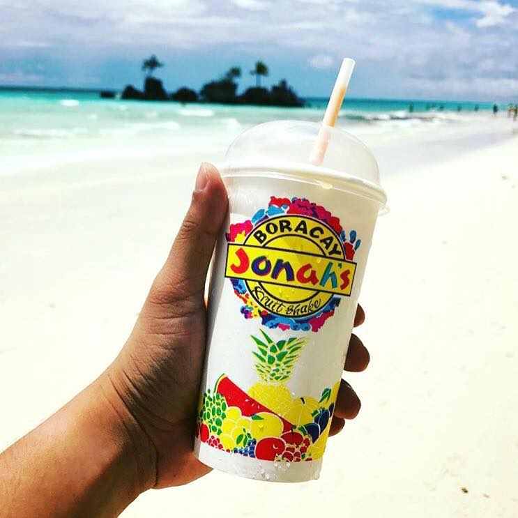A drink from Jonah&rsquo;s Fruit Shake and Snack Bar