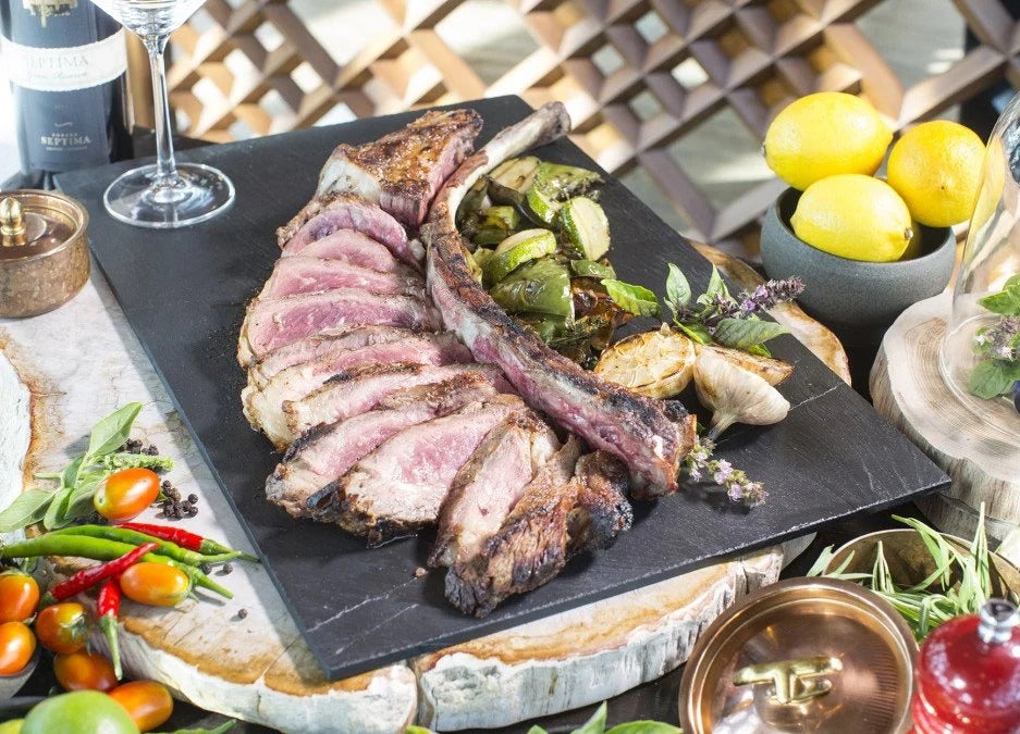 Mosaic Latin American Grill's tomahawk steak