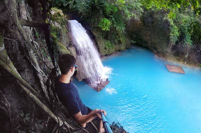 Canyoneering at Kawasan Falls, Badian, Cebu