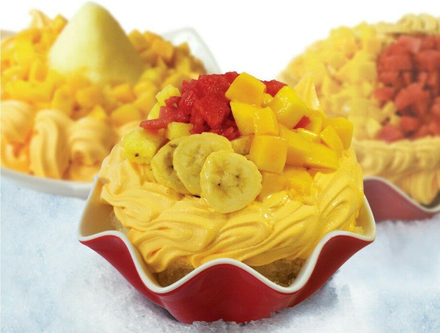 Halomango's couple ice halo-halo