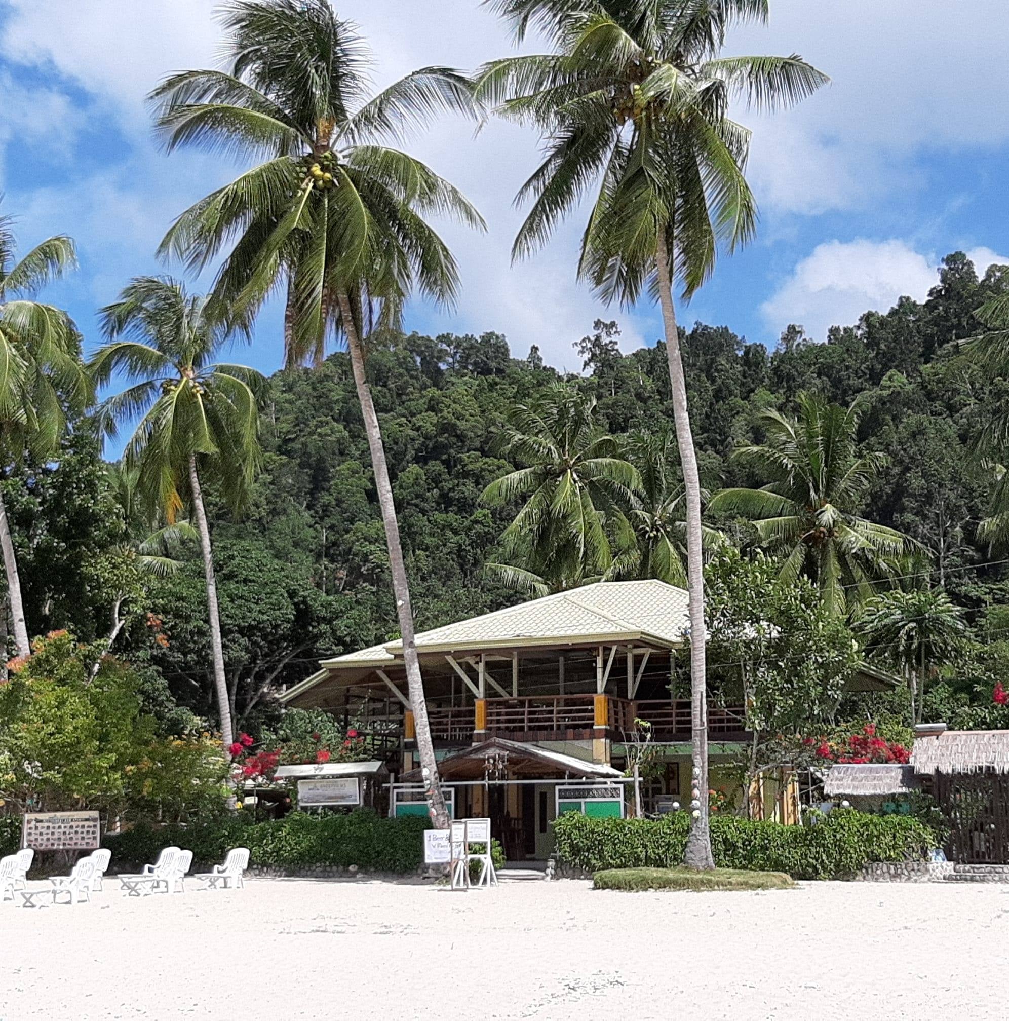 Greenviews Resort's beachfront