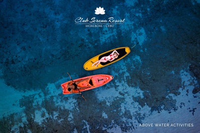 Above water activities at Club Serena Resort Moalboal