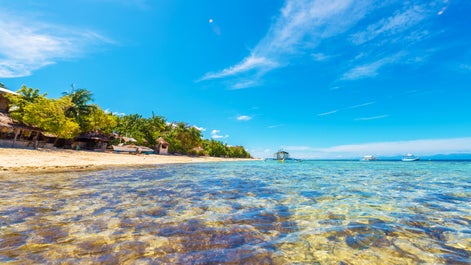 A beautiful beach in Moalboal