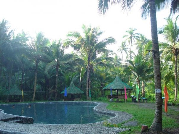 Natural spring pool in Tropical Hot Spring Paradise Natural spring pool in Tropical Hot Spring Paradise