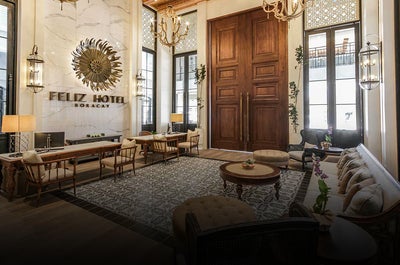 Lobby of Feliz Hotel Boracay