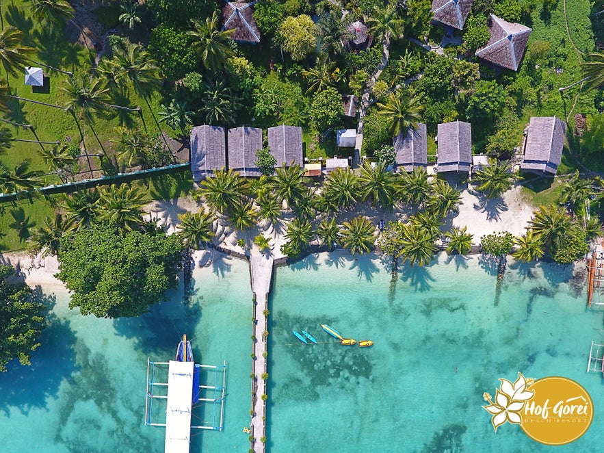 Aerial view of Hof Gorei Beach Resort Aerial view of Hof Gorei Beach Resort