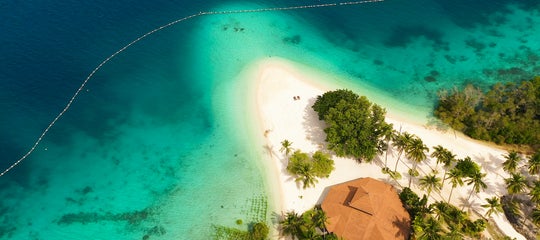 Aerial view of Malipano Island in Samal.jpg