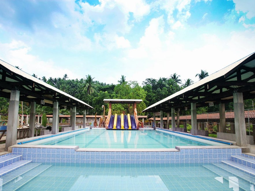 Mainit Hot Spring's main pool Mainit Hot Spring's main pool