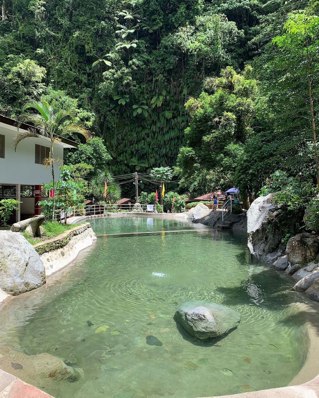 A pool in Panicuason Hot Springs Resort