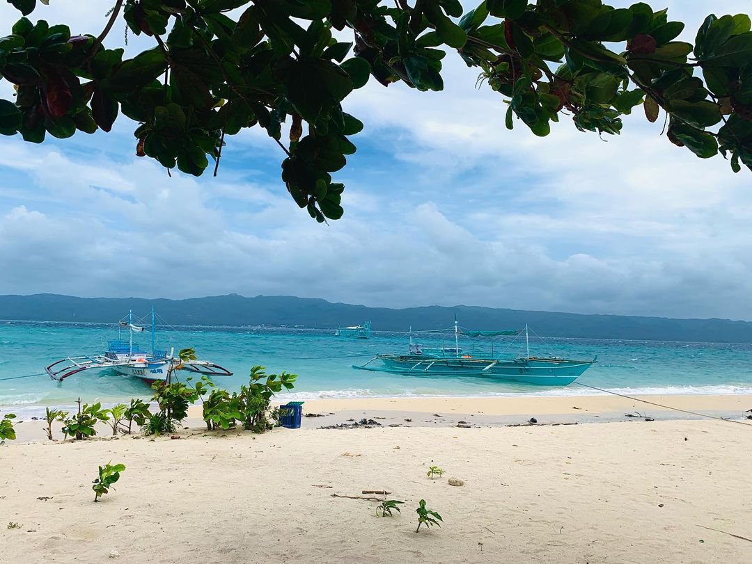 Boat docked on Alibijaban Island