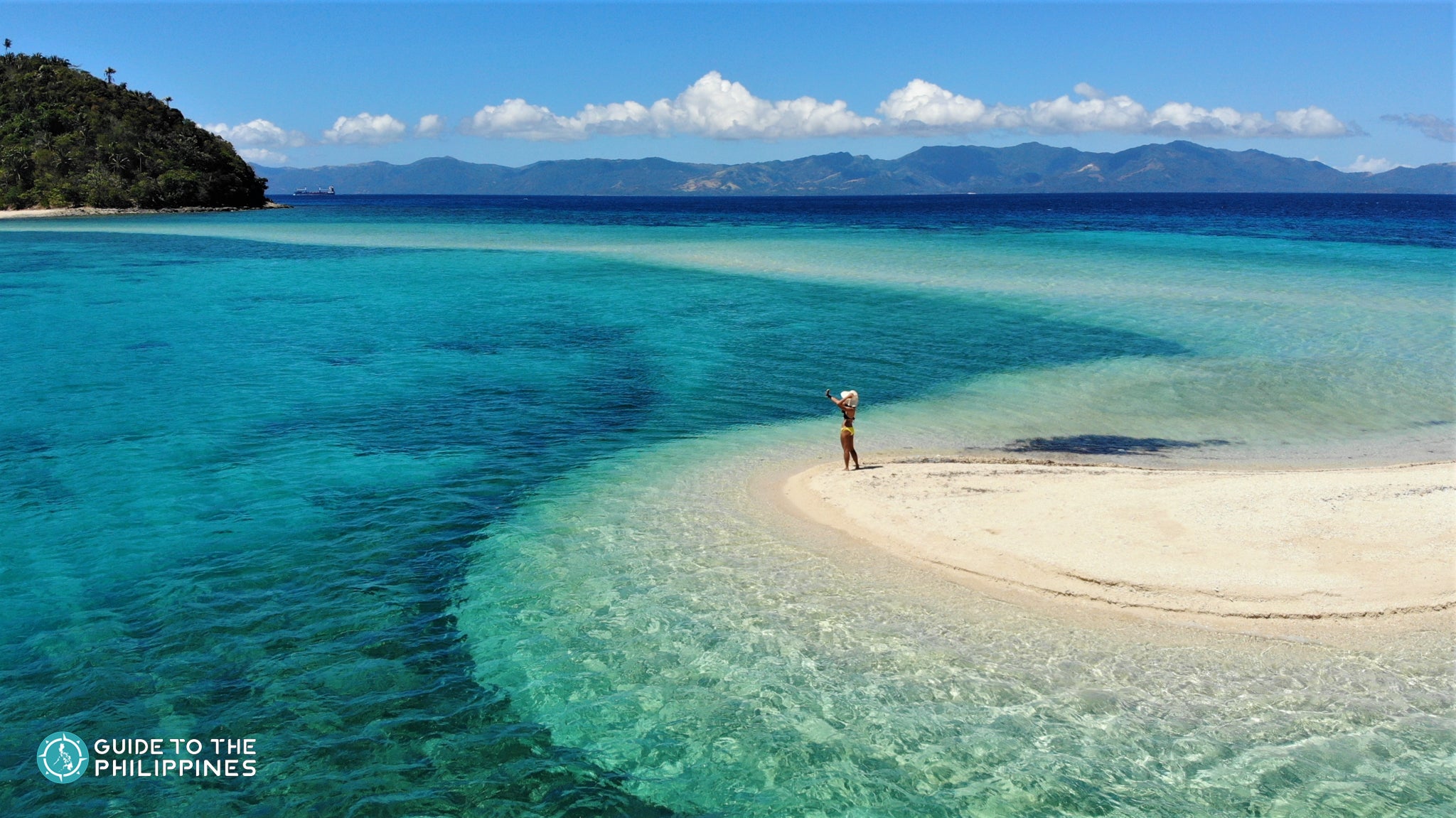 Woman standing on Bonbon Beach