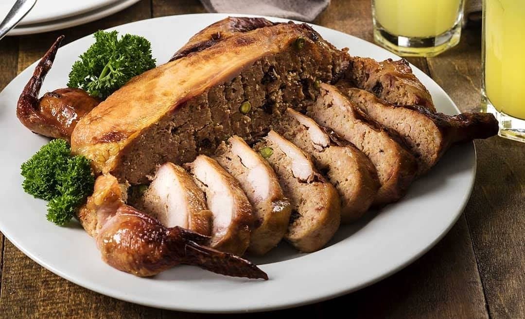 Romulo Cafe's chicken relleno