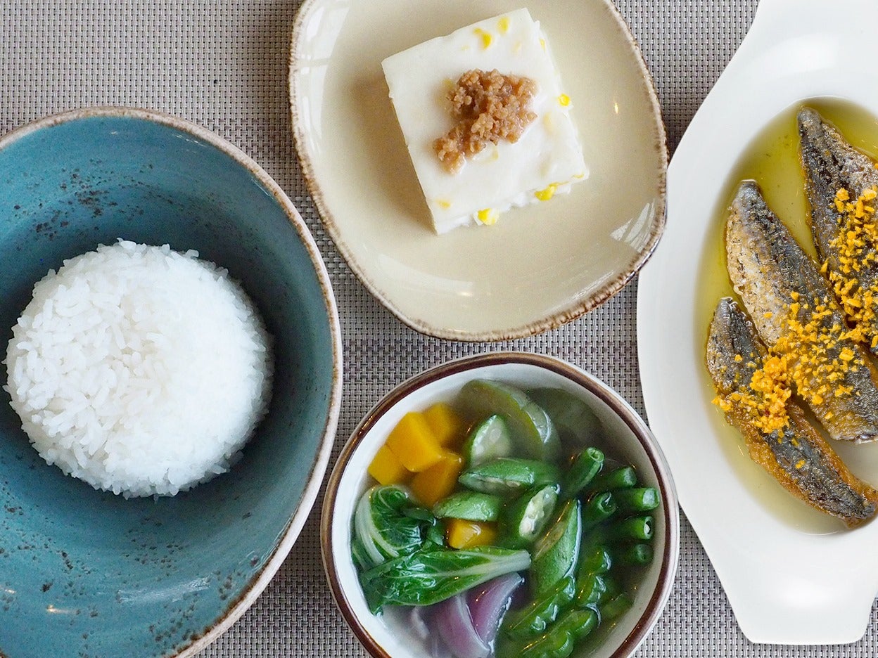 Sentro 1771's set meal with galunggong