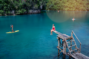 Sugba Lagoon in Siargao Island