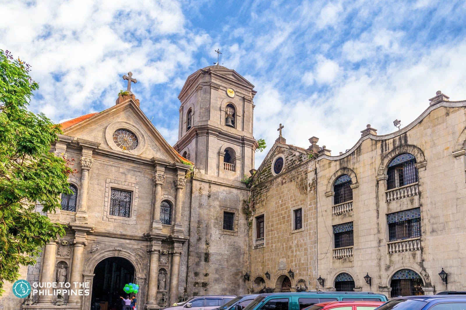 San Agustin Church's facade