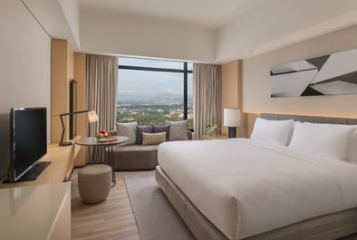 Inside the Deluxe Room at Seda Vertis North Hotel