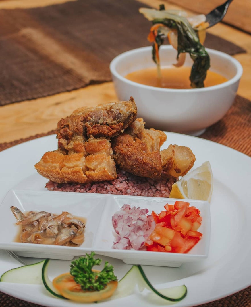 Cafe by the Ruins' Baguio bagnet Cafe by the Ruins' Baguio bagnet