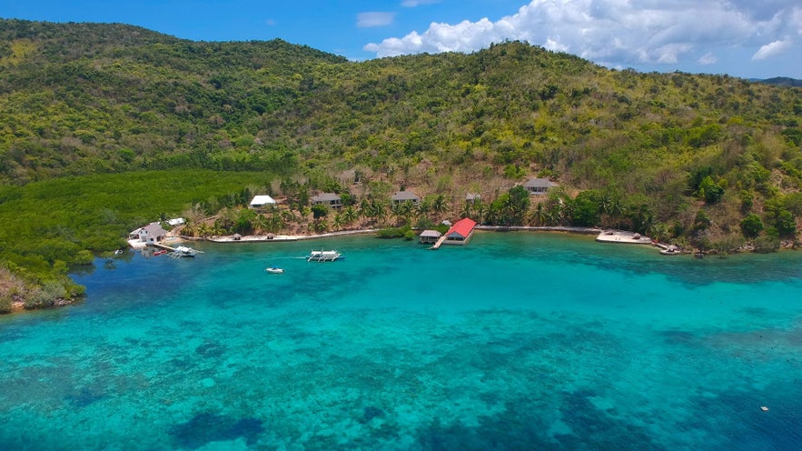Aerial view of Chindonan Dive Resort Aerial view of Chindonan Dive Resort