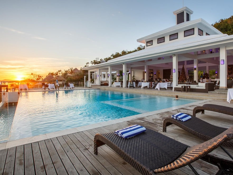 Busuanga Bay Lodge's poolside Busuanga Bay Lodge's poolside