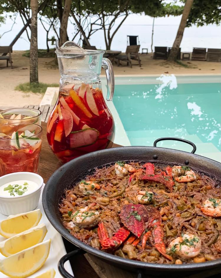 Bravo Restaurant's seafood paella Bravo Restaurant's seafood paella