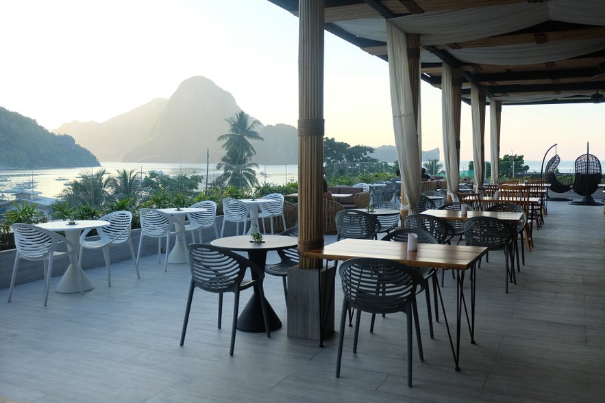 Scape Skydeck El Nido's alfresco dining area Scape Skydeck El Nido's alfresco dining area