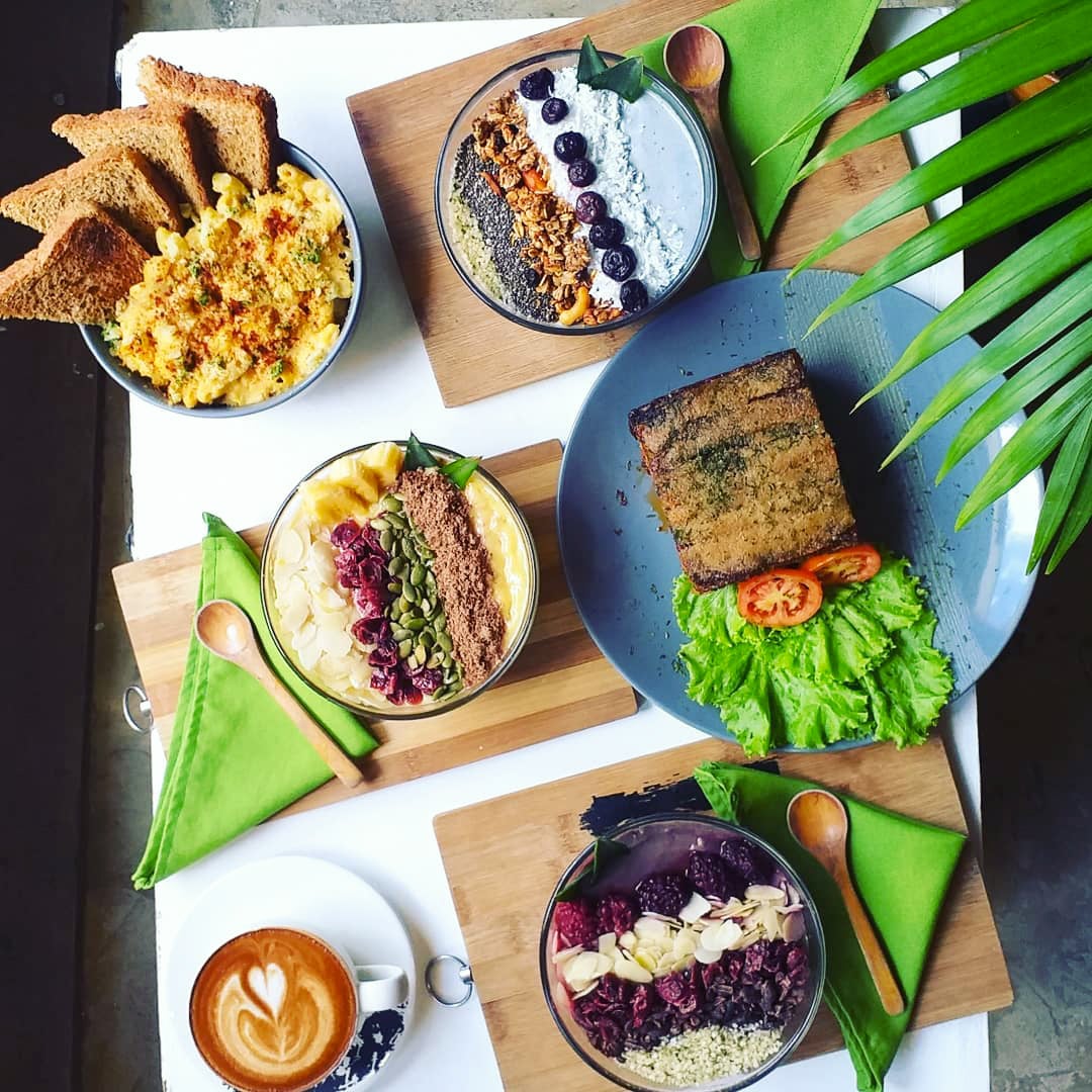Dishes served at Taste El Nido - The Vegan Cafe PH