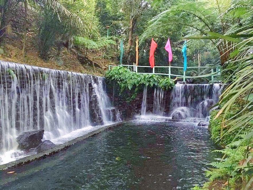 Bato Springs Resort's waterfalls Bato Springs Resort's waterfalls