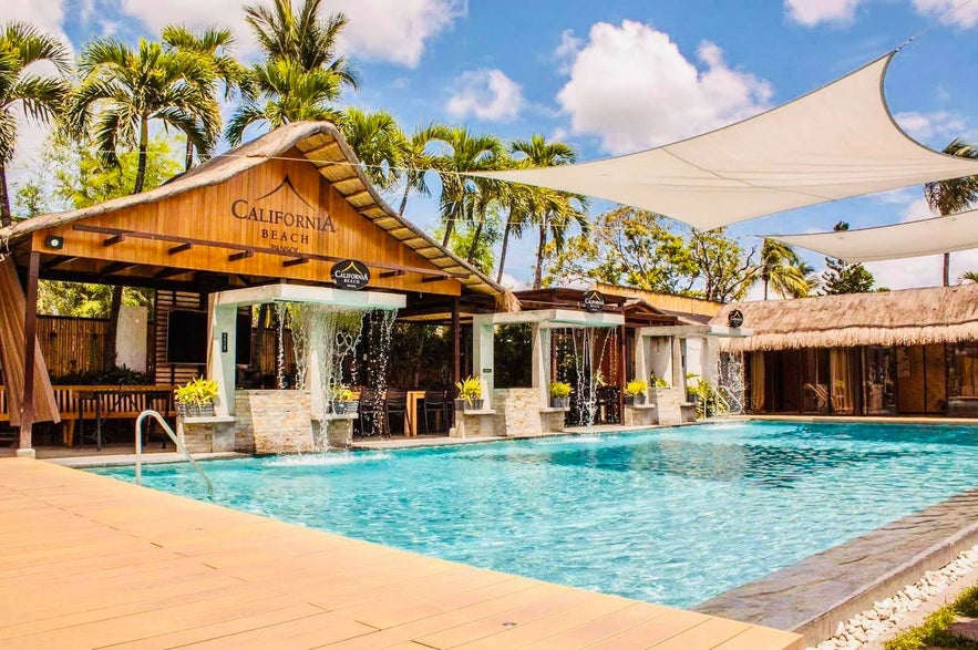 California Beach Pansol's pool area California Beach Pansol's pool area