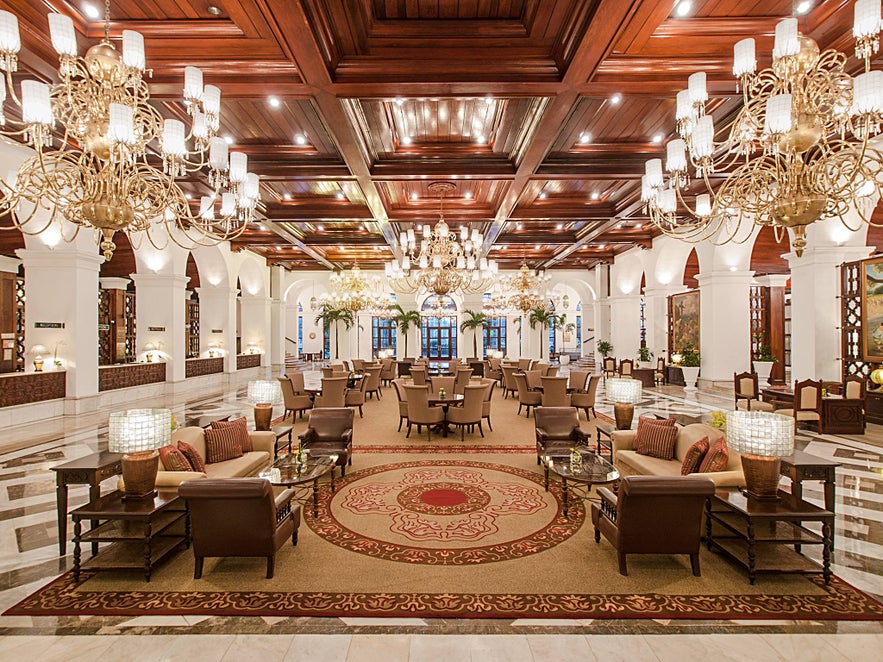 The Manila Hotel's lobby The Manila Hotel's lobby
