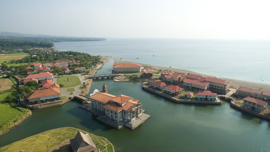 Aerial view of Las Casas Filipinas de Acuzar Aerial view of Las Casas Filipinas de Acuzar