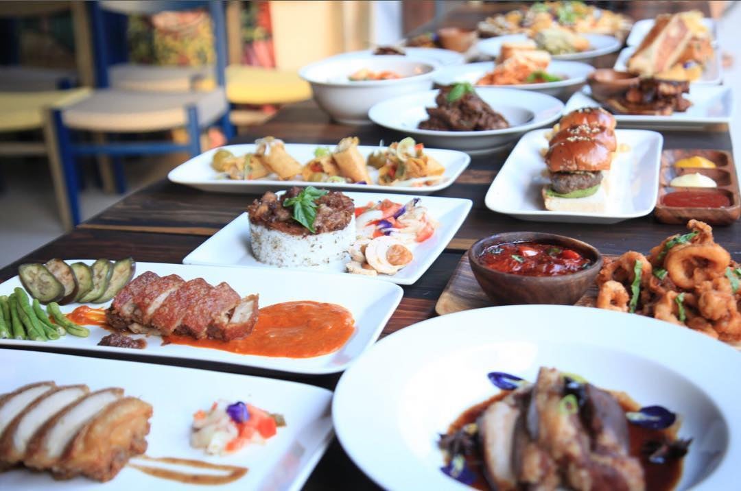 Dishes served at Get Real Bar & Restaurant