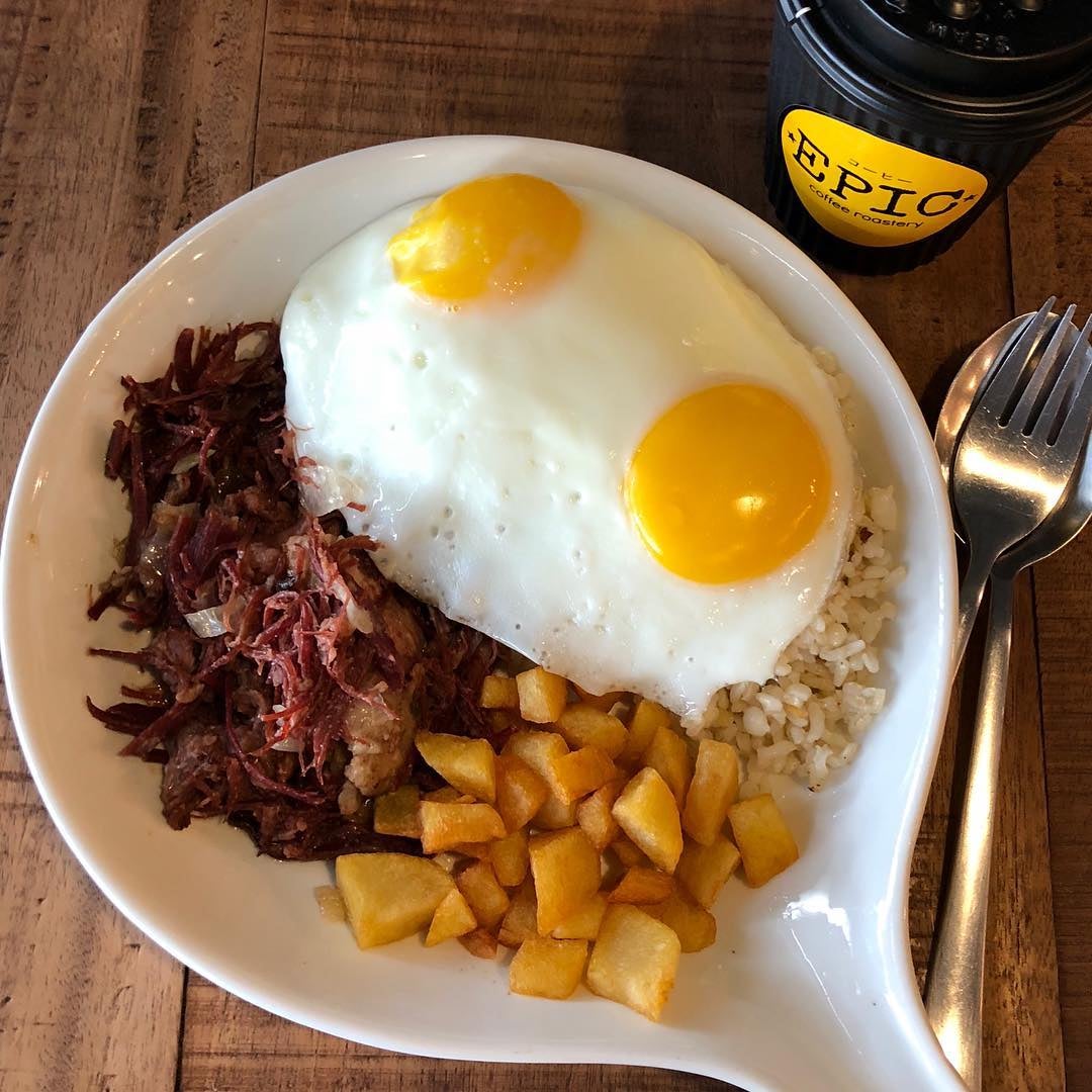 Epic Island Cafe Coron's wagyu corned beef