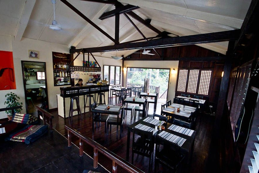 Trattoria Altrove Coron's interior Trattoria Altrove Coron's interior