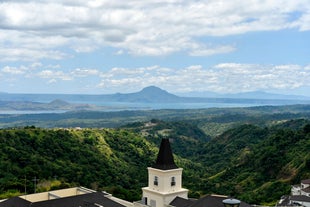 Aerial View of Taal Lake