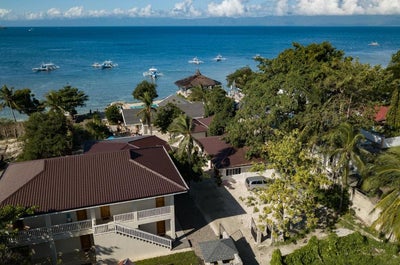 Aerial View of Cebu Seaview Dive Resort Moalboal
