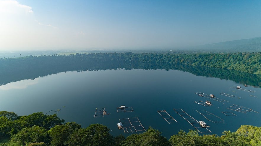 Aerial view of Lake Tikub Aerial view of Lake Tikub